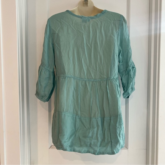 Tianello Tia Georgette Shelby Blouse Womens Size Small - Picture 4 of 8